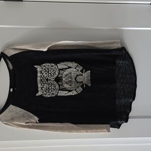 Vanilla Bay Embroidered Women's owl shirt